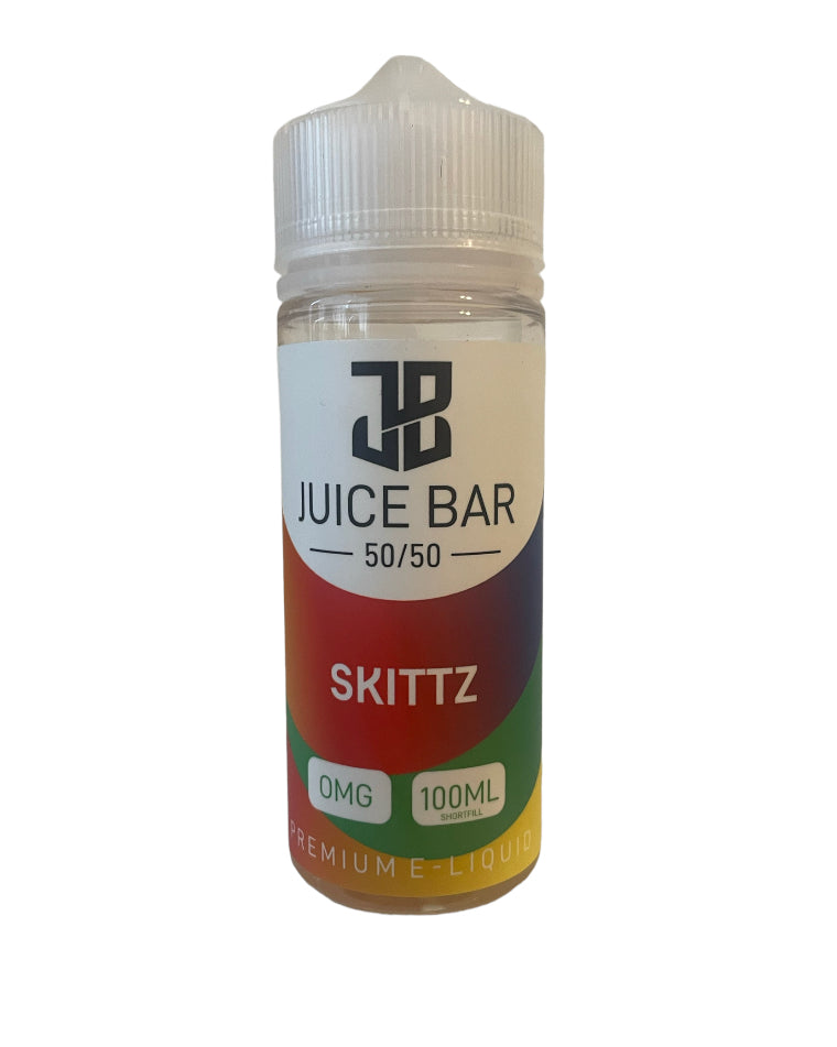 Juice Bar E- liquid 100ml 50/50 Skittz