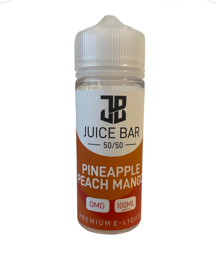 Juice Bar E-liquid 100ml 50/50 Pineapple Peach Mango