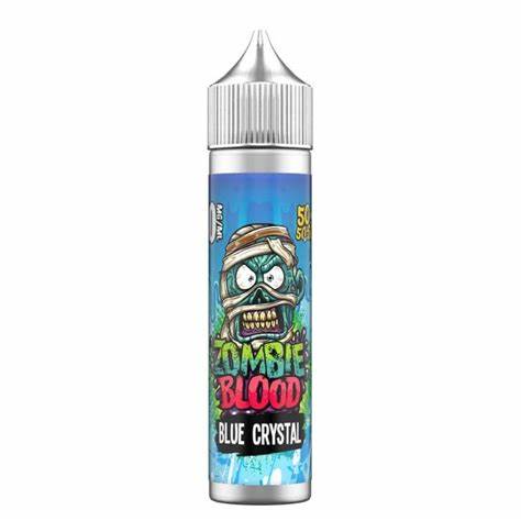 Blue Crystal Zombie Blood E-liquid 100ml Shortfill