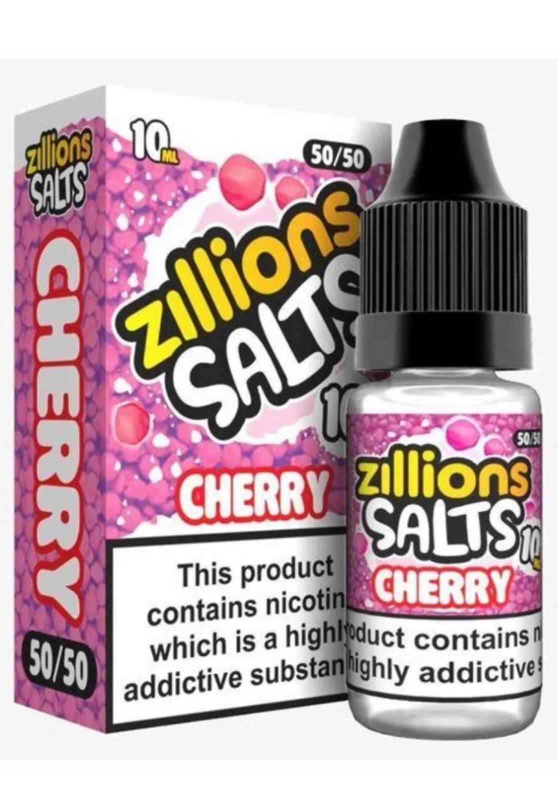 Cherry Zillions 10ml Nic Salt 20mg