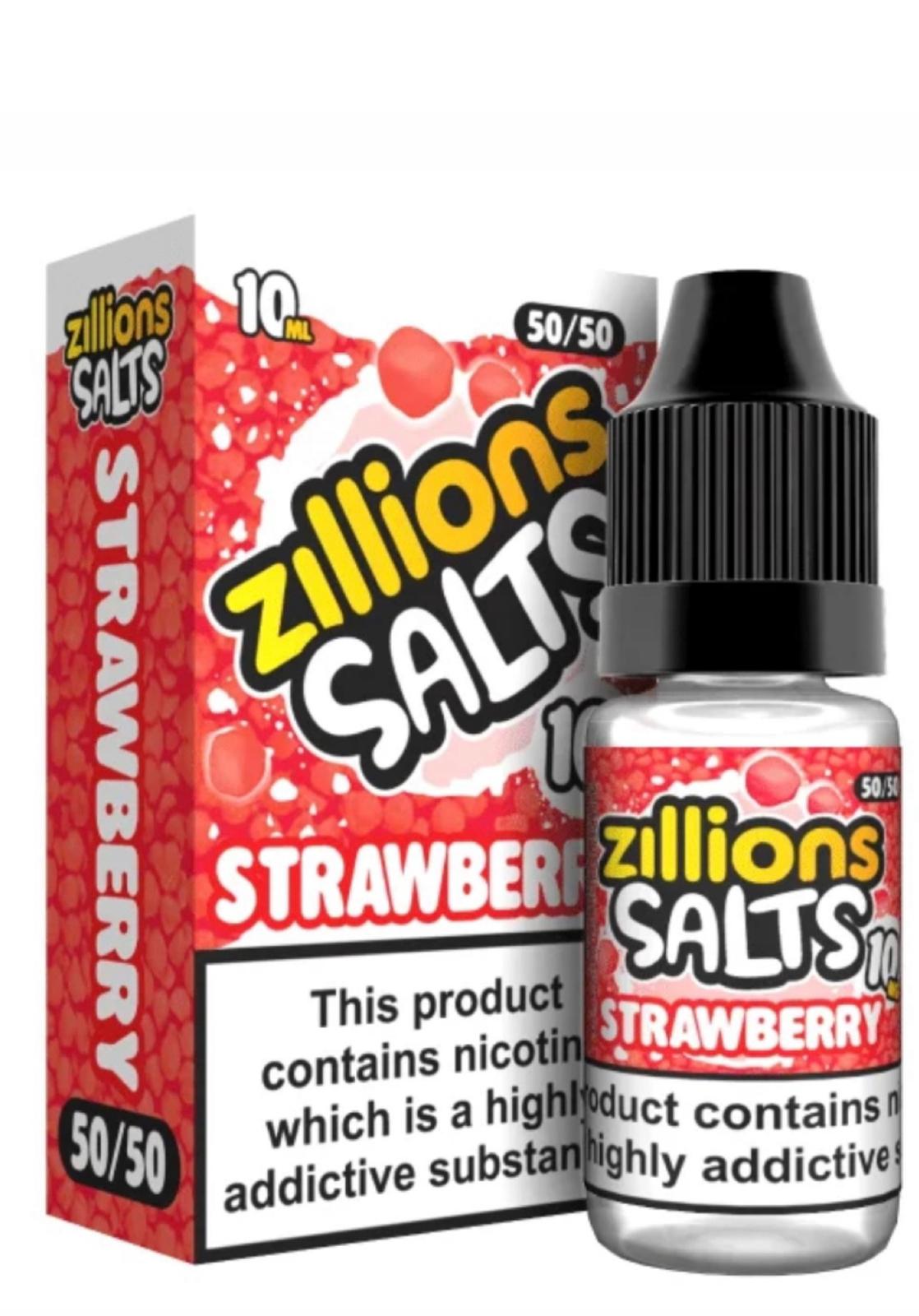Strawberry Zillions 10ml Nic Salt 20mg