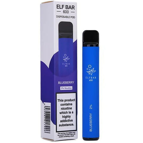 Blueberry Elf Bar 600 Disposable Vape